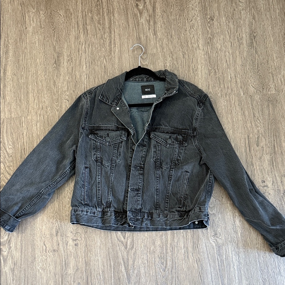 BDG Charcoal Denim Jacket